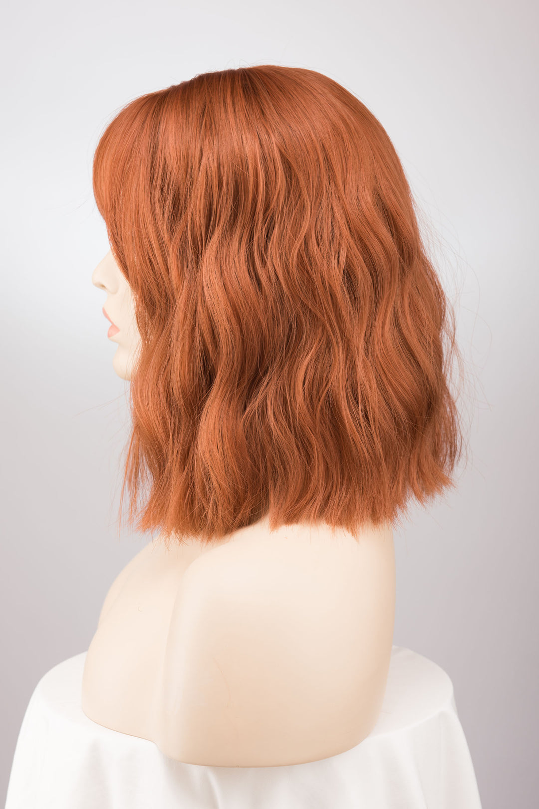 Ginger Orange Wavy Bob Wig Aisling