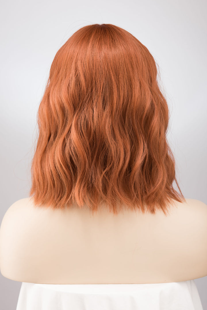 Ginger Orange Wavy Bob Wig Aisling