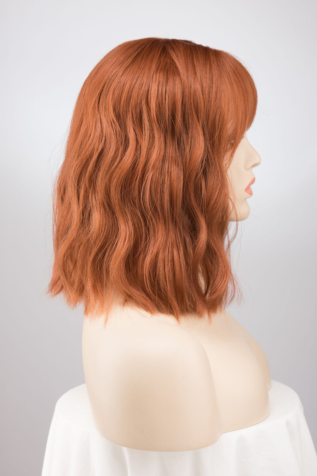 Ginger Orange Wavy Bob Wig Aisling