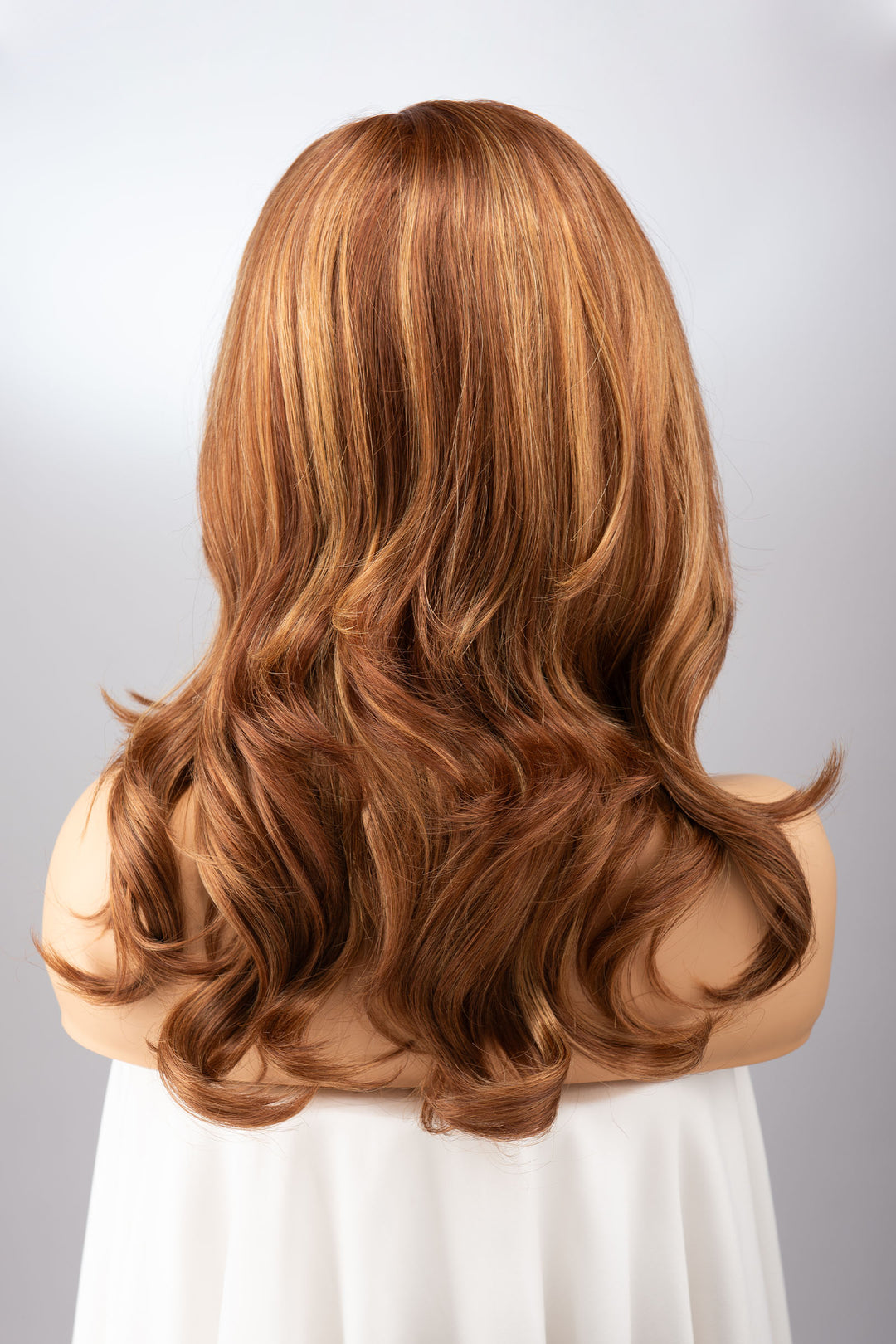 Auburn Copper with Blonde Highlights Lace Front Wig Andrea