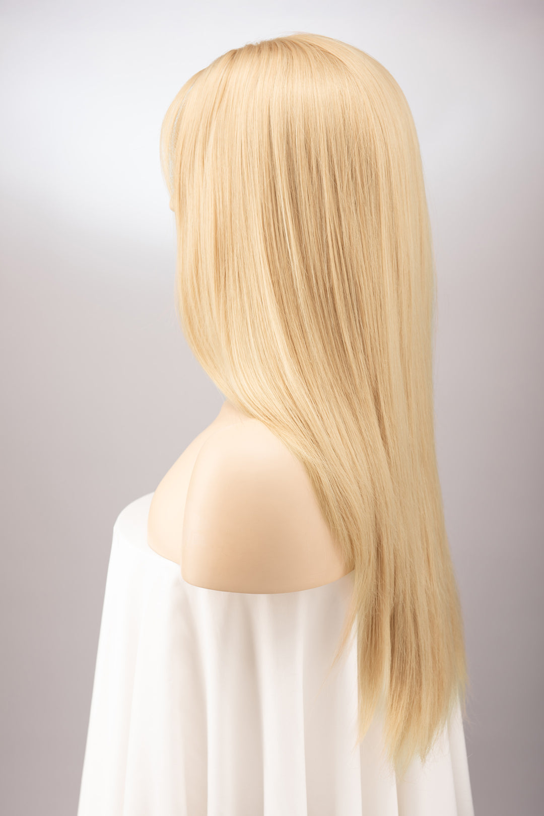 Ash Blonde Dark Blonde Middle Part Straight Lace Wig Athena