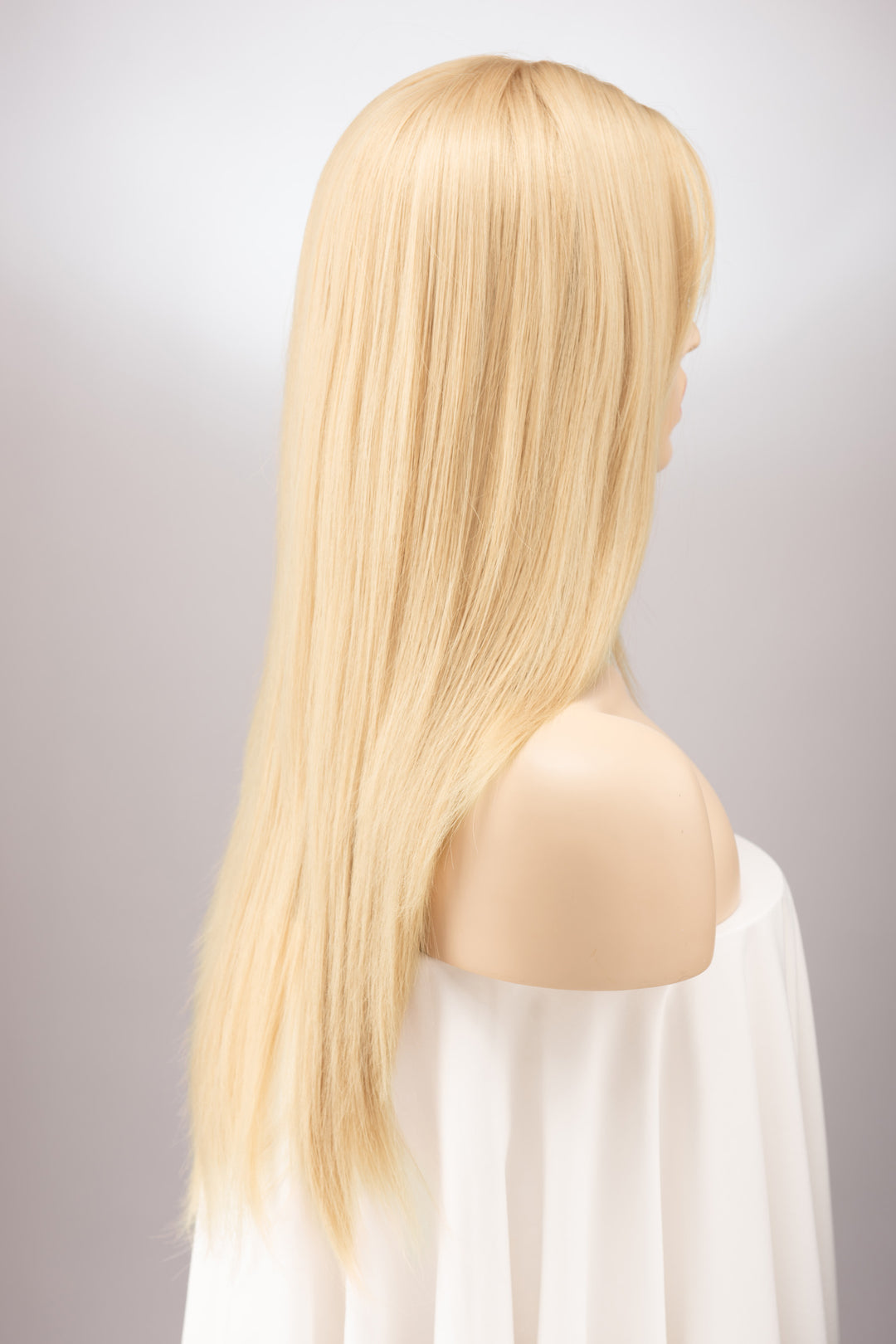 Ash Blonde Dark Blonde Middle Part Straight Lace Wig Athena