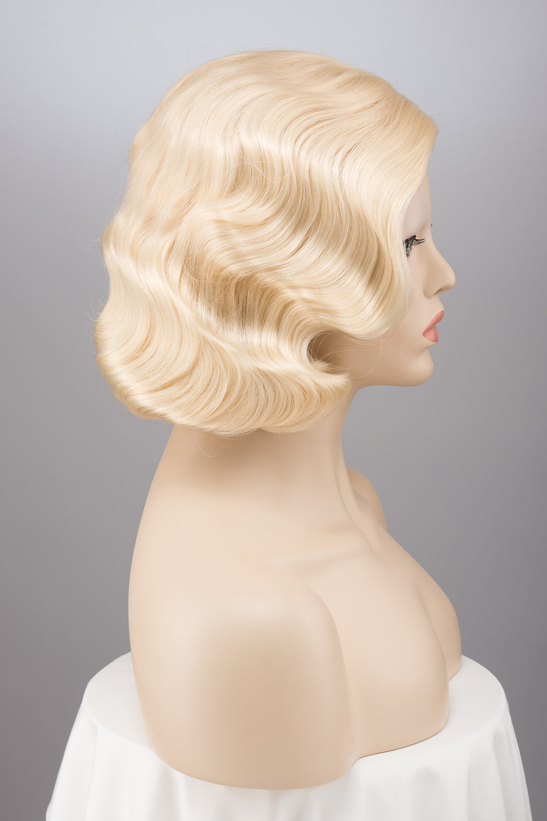 Platinum Blonde Finger Wave Marilyn Monroe Wig Ayden