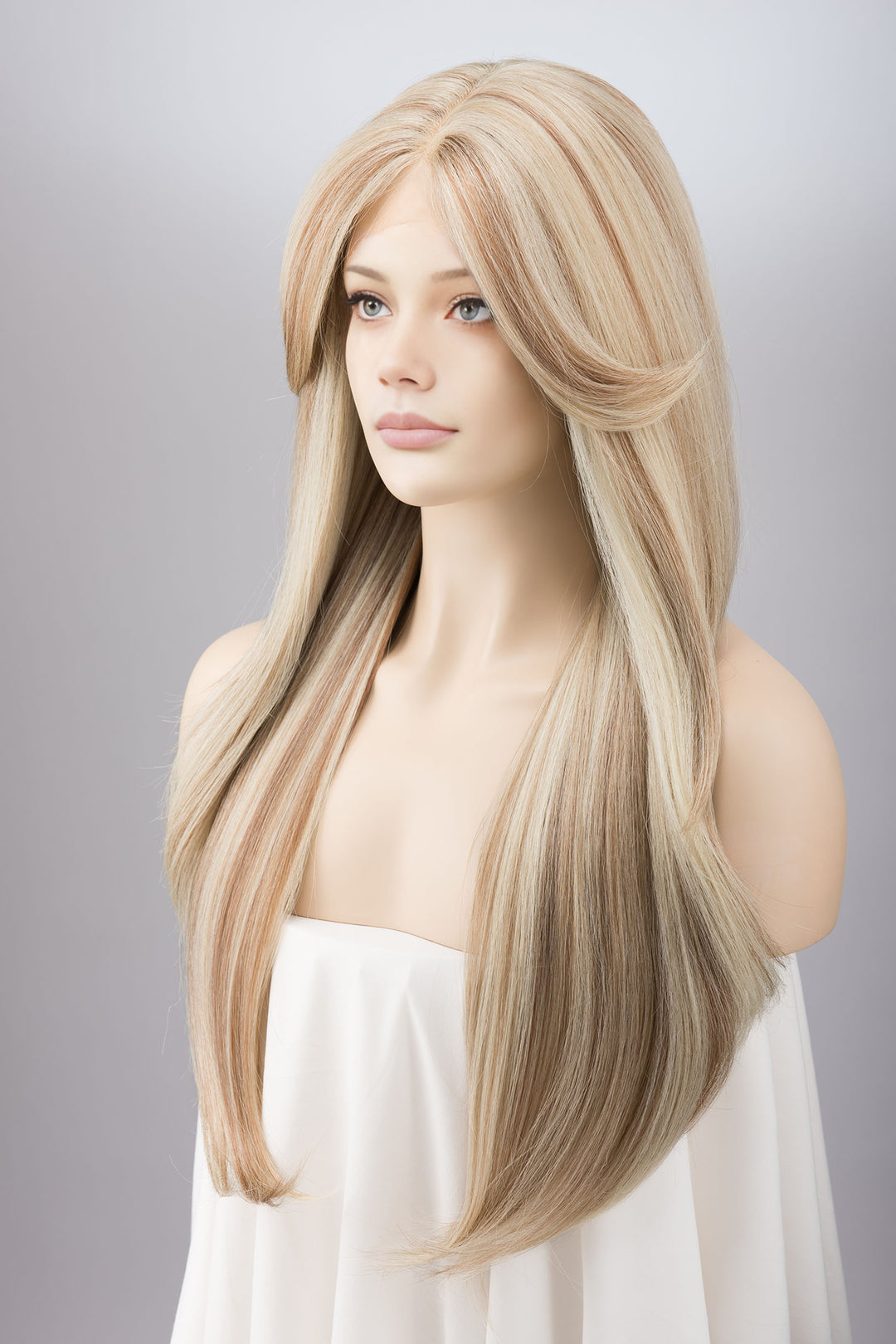 Ash Blonde Honey Blonde Balayage Lace Wig Inaya