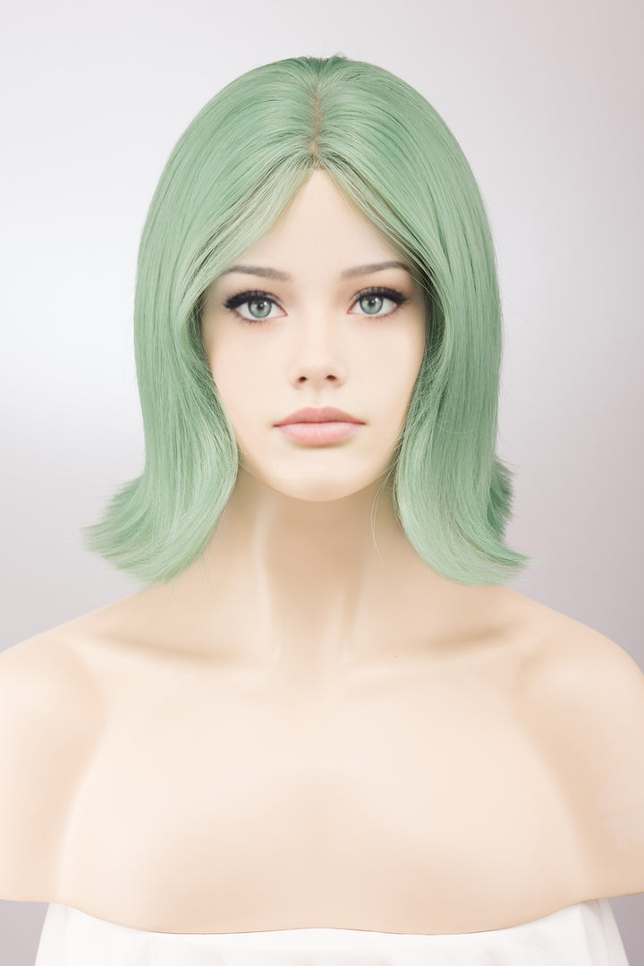 Pastel Green Wavy Wig Jade