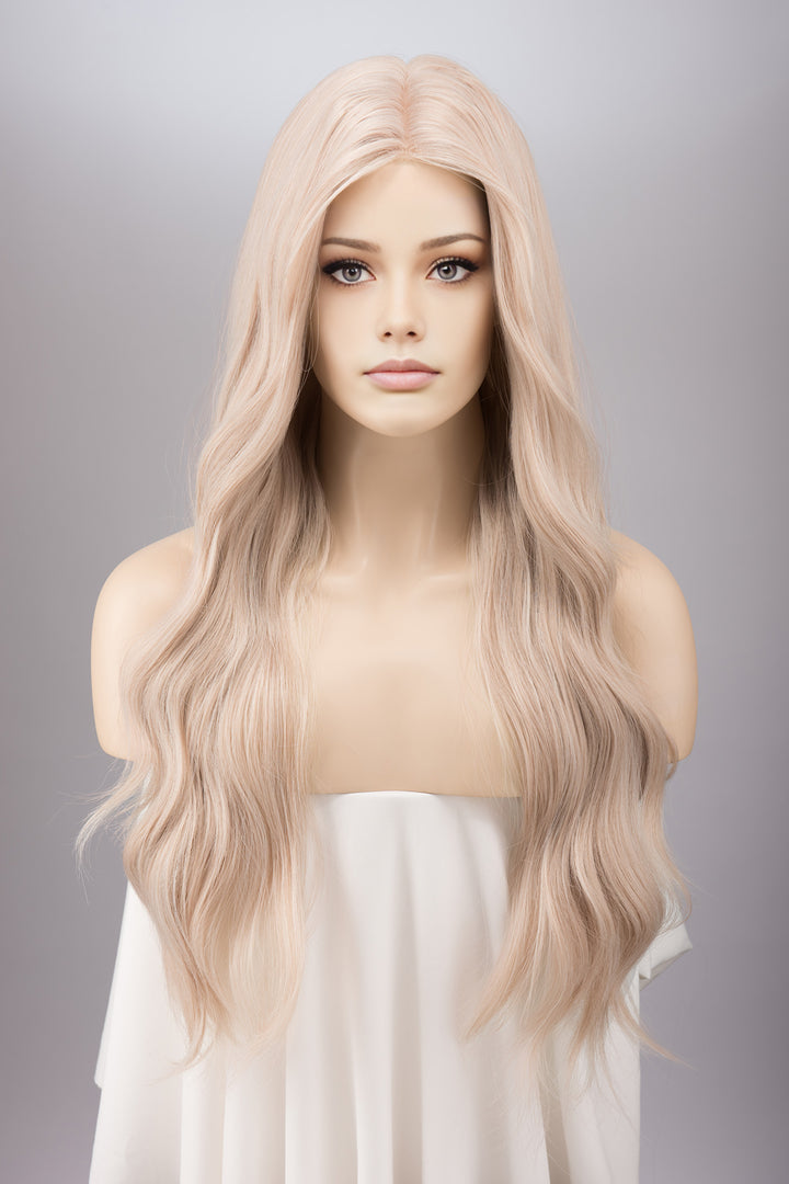 Ash Silver Grey with Pink Undertone Small Lace Wig Kacey