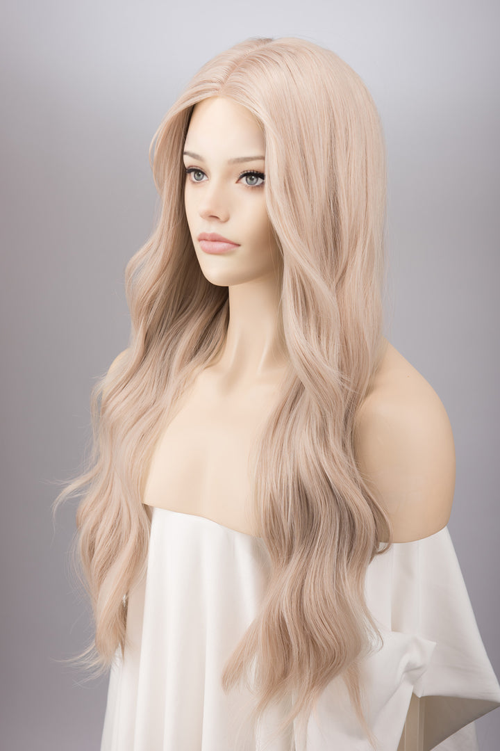 Ash Silver Grey with Pink Undertone Small Lace Wig Kacey