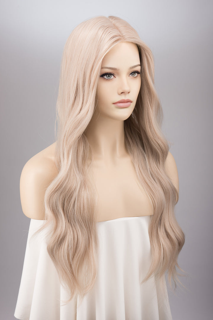 Ash Silver Grey with Pink Undertone Small Lace Wig Kacey