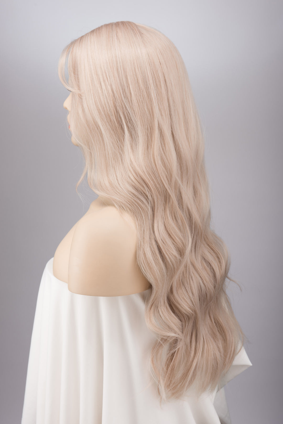 Ash Silver Grey with Pink Undertone Small Lace Wig Kacey