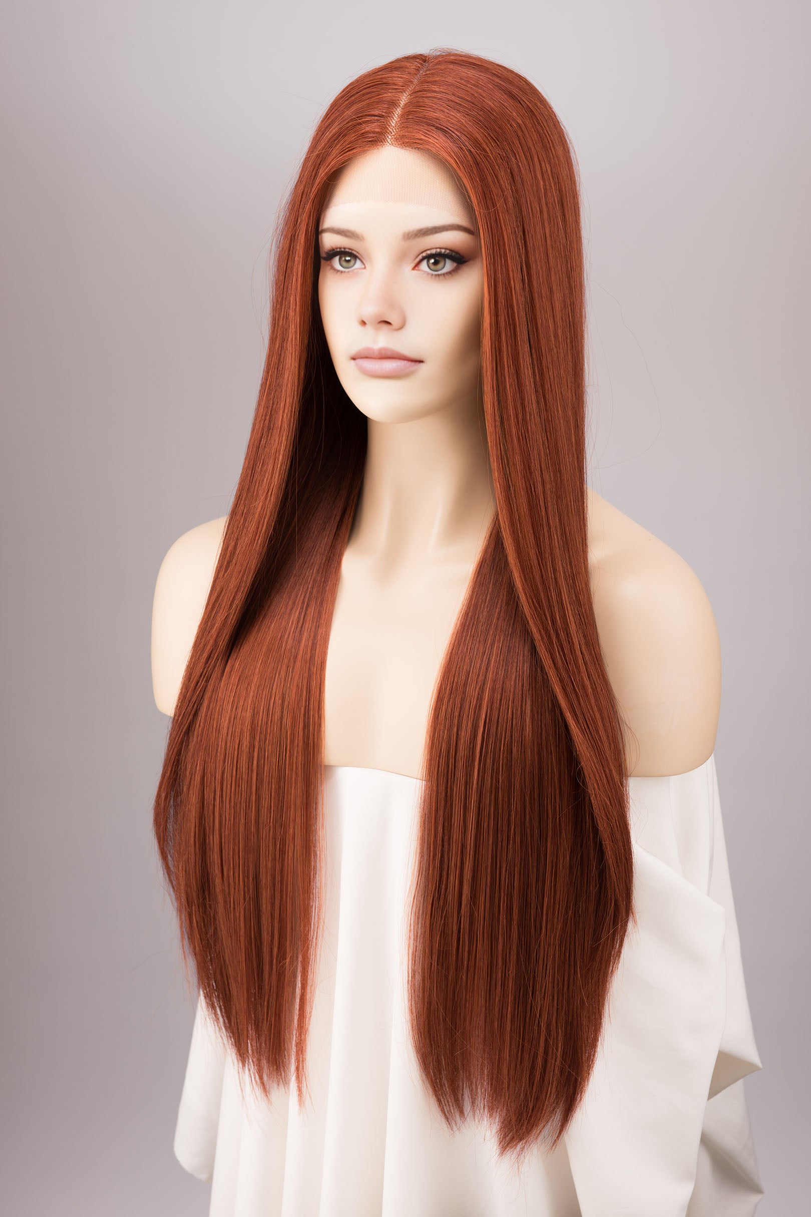 Lace front wig auburn best sale