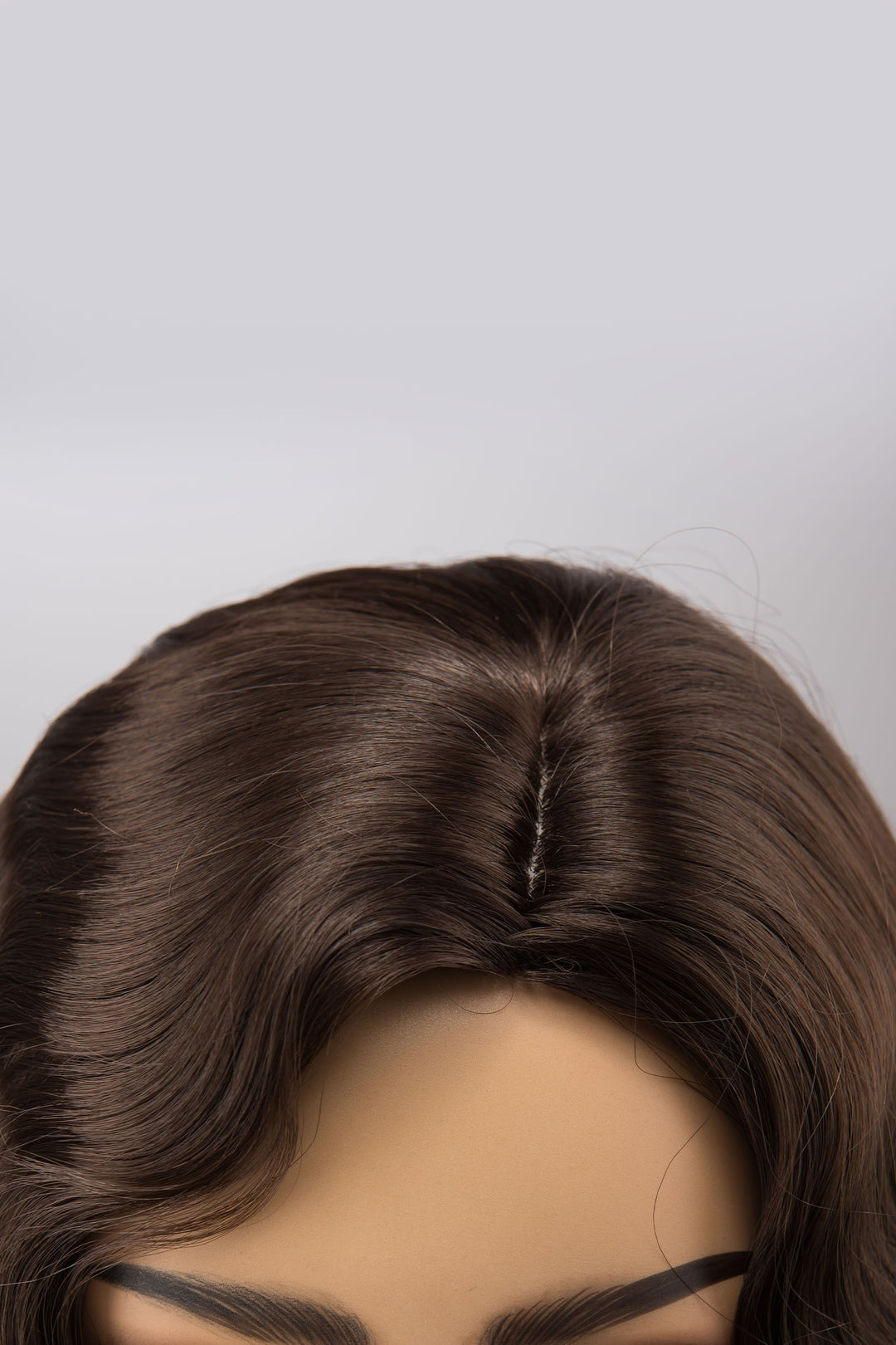 Natural Brown Brunette Finger Wave Short Wig Margot