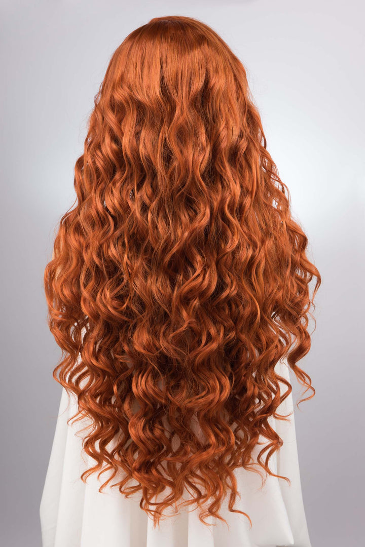 Ginger Curly 13" X 6" Lace Top Synthetic Hair Wig Merida