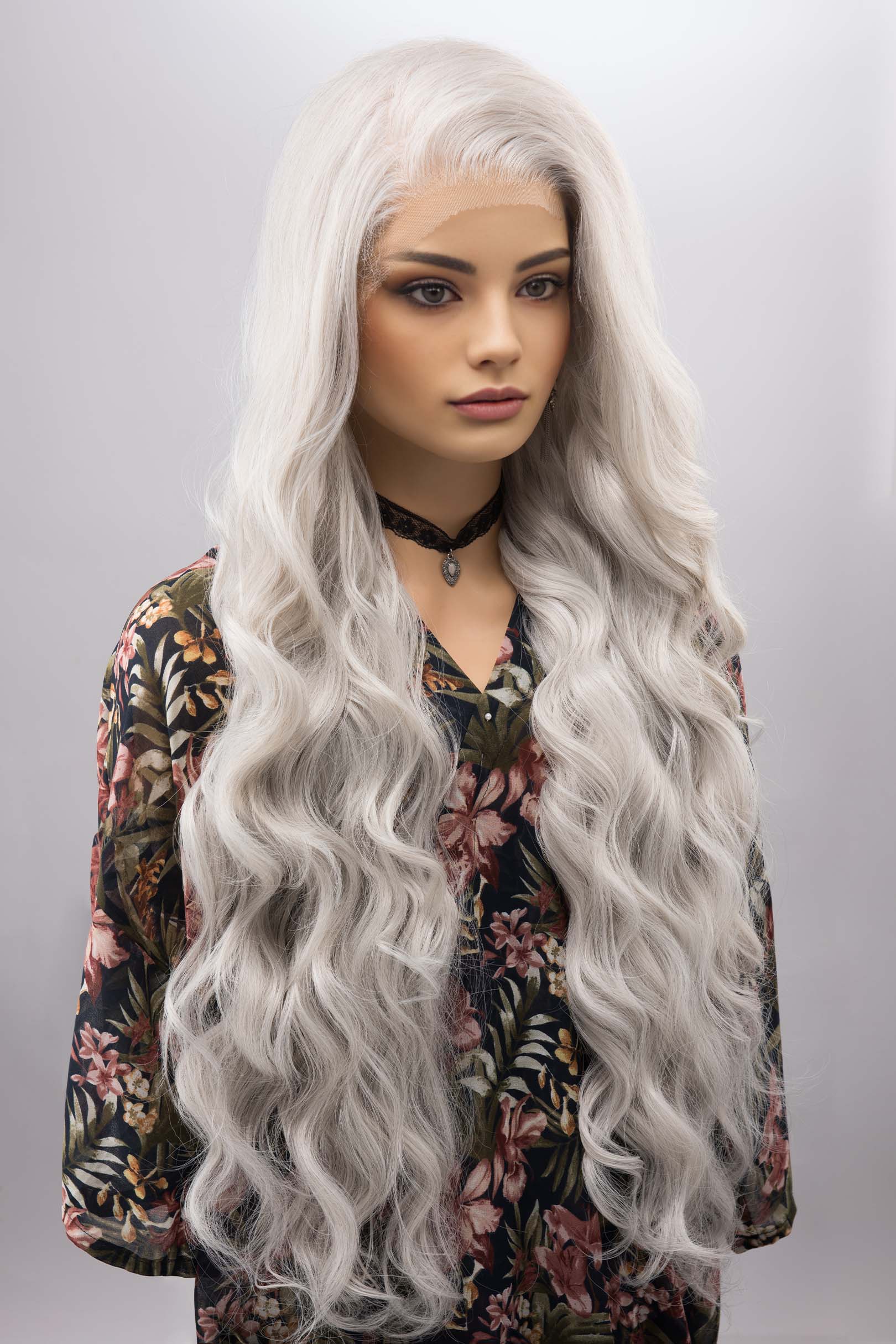 Front lace clearance white wig