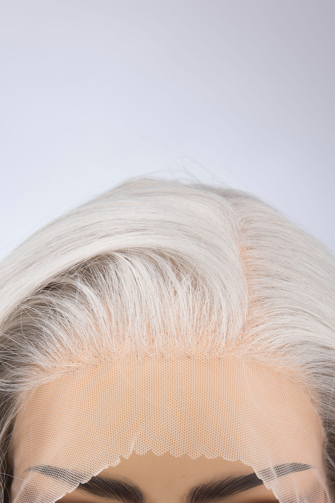 Silver Grey Wavy Large Lace Front Wig Oslo