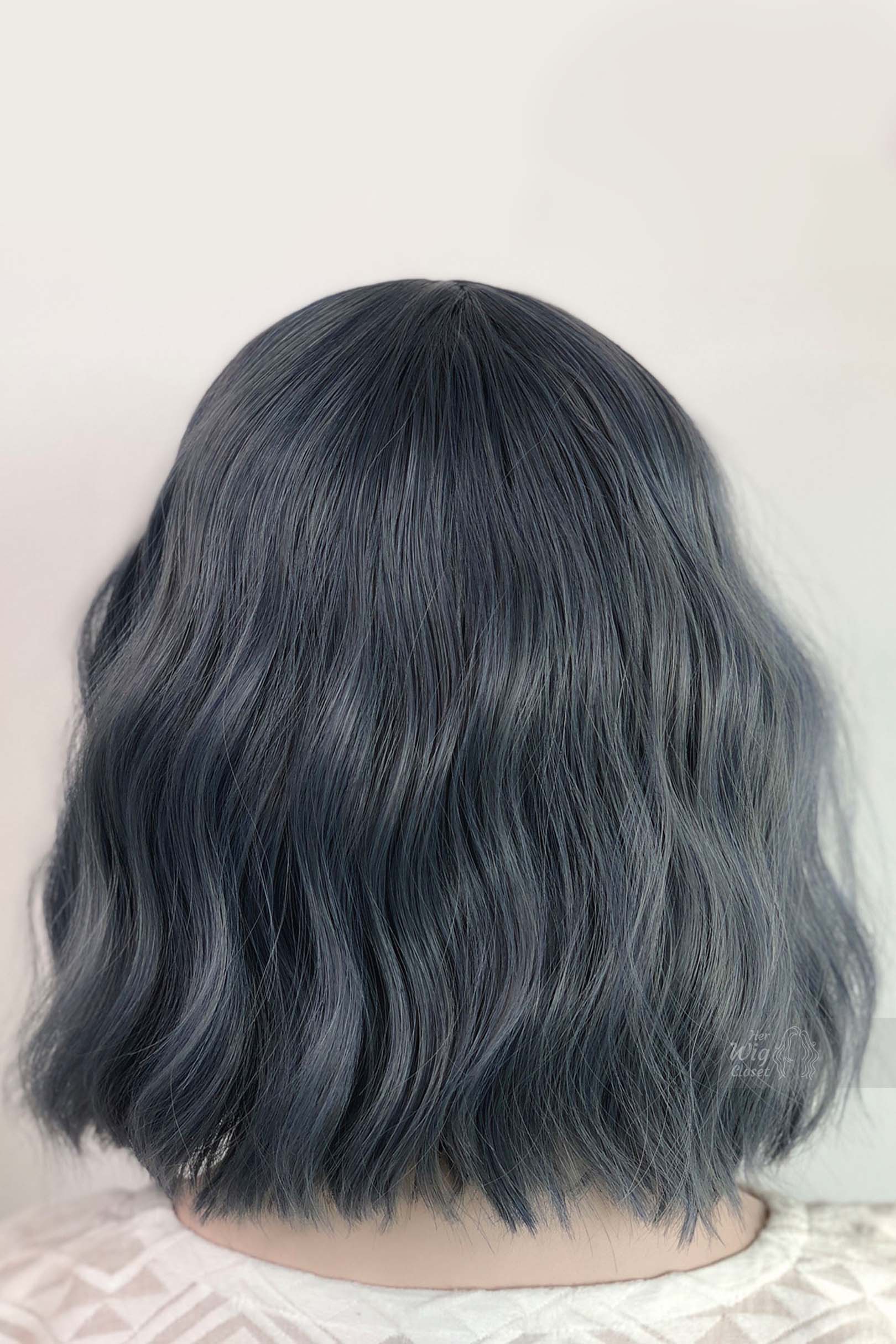 Blue 2024 grey wig